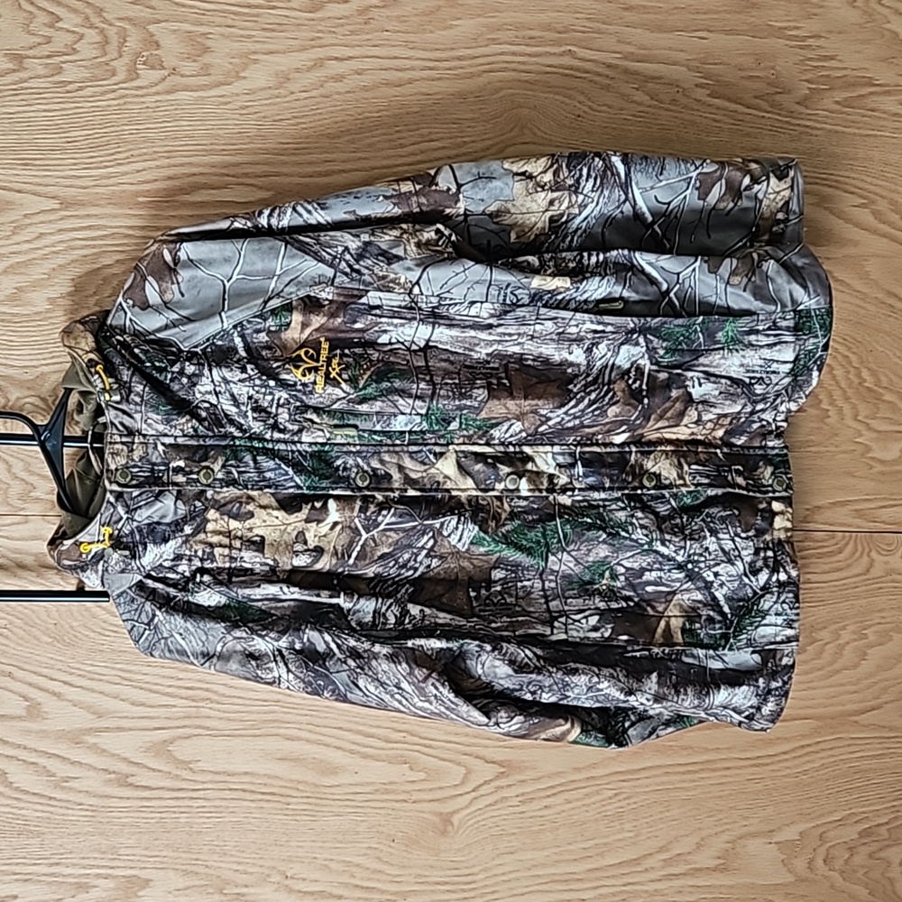 Realtree Camo Scent Control Zip Up Jacket